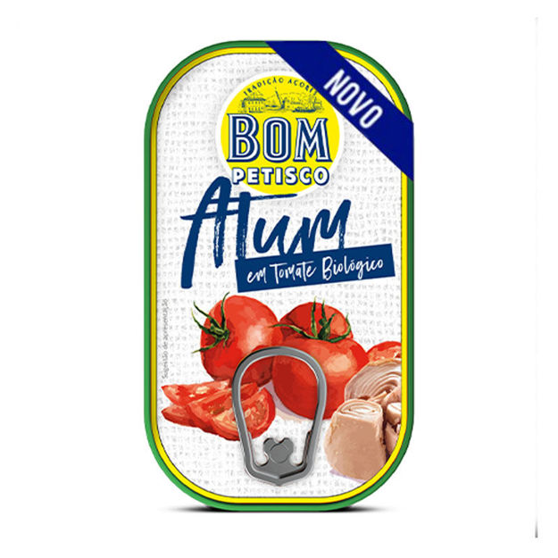 Imagem de Atum Bom Petisco Em Tomate Bio Lata