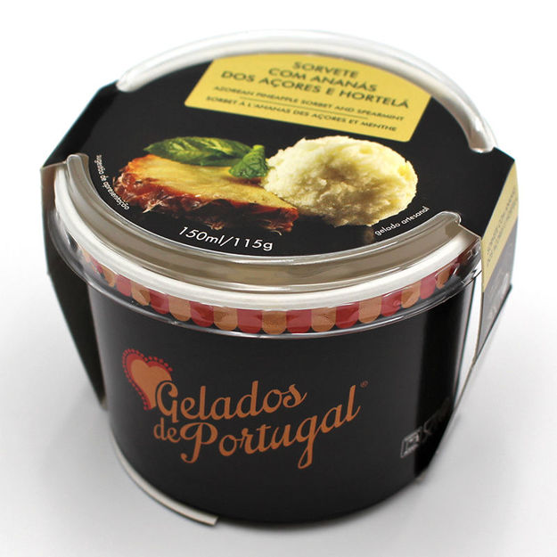 Imagem de Gelado Sorvete Ananas Dos Acores Fabridoce 15cl