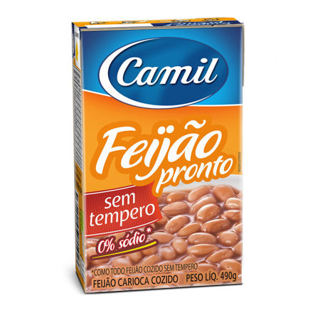 Imagem de Feijao Camil Cozido Carioca Sem Tempero Tp