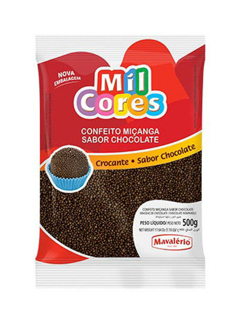 Imagem de Mavalerio Confeitos Micanga Sab.Choc.Mil Cores Ref:4180