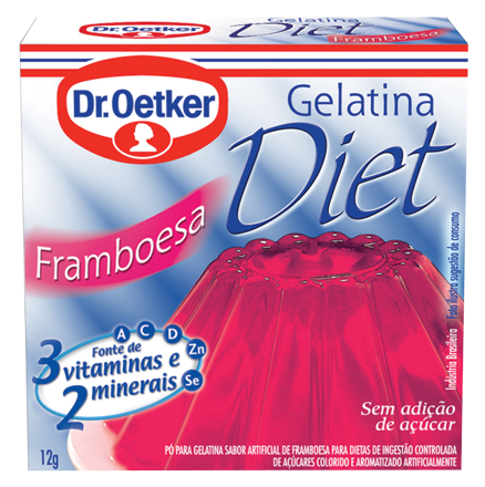 Imagem de Gelatina Zero Framboesa Dr. Oetker