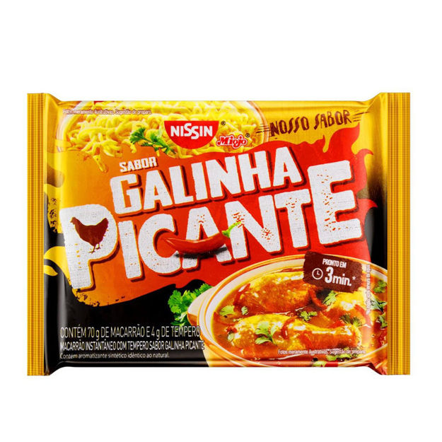 Imagem de Nissin Lamen Sabor Galinha Picante