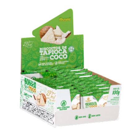 Imagem de Biscoito De Tapioca Com Coco Fhom