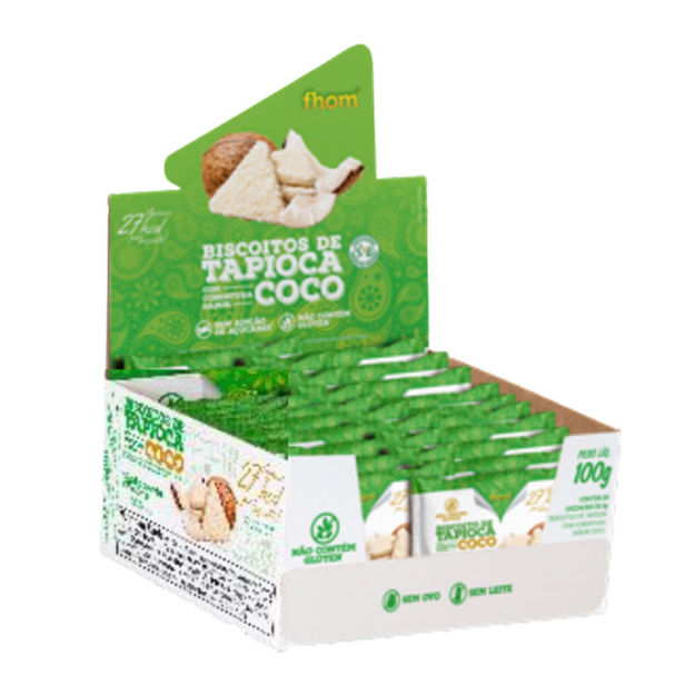Imagem de Biscoito De Tapioca Com Coco Fhom
