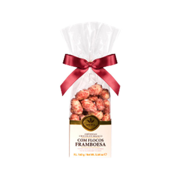 Imagem de Amendoas Vieira Premium Chocolate Branco Com Flocos De Framboesa Sq.