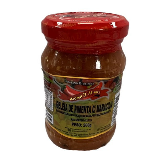 Imagem de Geleia De Pimenta Com Maracuja Aroma D'minas