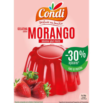 Imagem de Gelatina Condi de Morango 30% Menos Açúcar