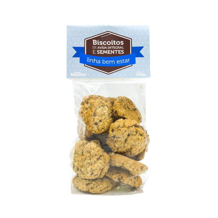 Imagem de Biscoito de Aveia Integral e Sementes Dom Biscoito