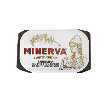 Imagem de Sardinhas S/ Pele e S/ Espinha em Azeite Minerva Edição Limitada Lata