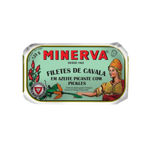 Imagem de Cavalas em Azeite Picante C/ Picles Minerva Lata