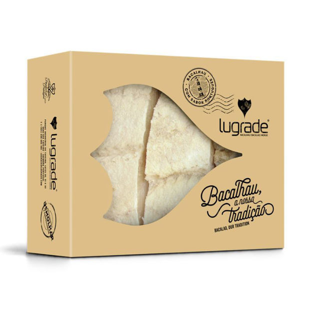 Imagem de Bacalhau Salgado Seco Postas Noruega Lugrade Display Bpx (35903)