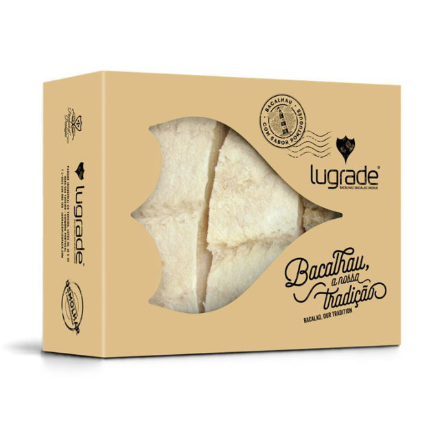 Imagem de Bacalhau Salgado Seco Cortado Lombo Islandia Lugrade Cx-Dsplay (ref:10644)