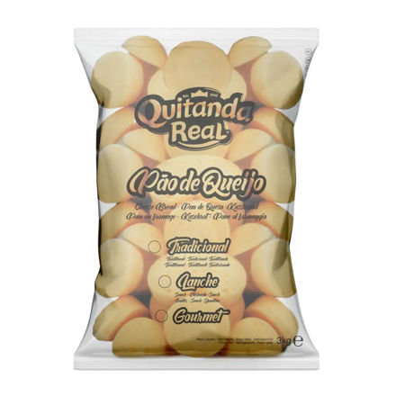 Picture of Cheese Bread Super Lunch Raw Quitanda Real (130g) Saco 3Kg