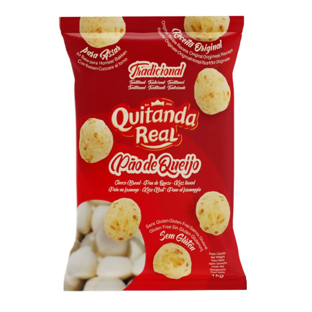 Imagem de Pao De Queijo Quitanda Real Tradicional Cru Fs