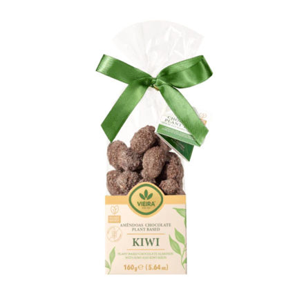Imagem de Amêndoas Premium Base Vegetal Chocolate Com Flocos E Sementes De Kiwi Vieira