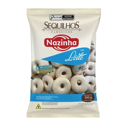 Imagem de Biscoito Sequilhos Nazinha Classico Leite 300g