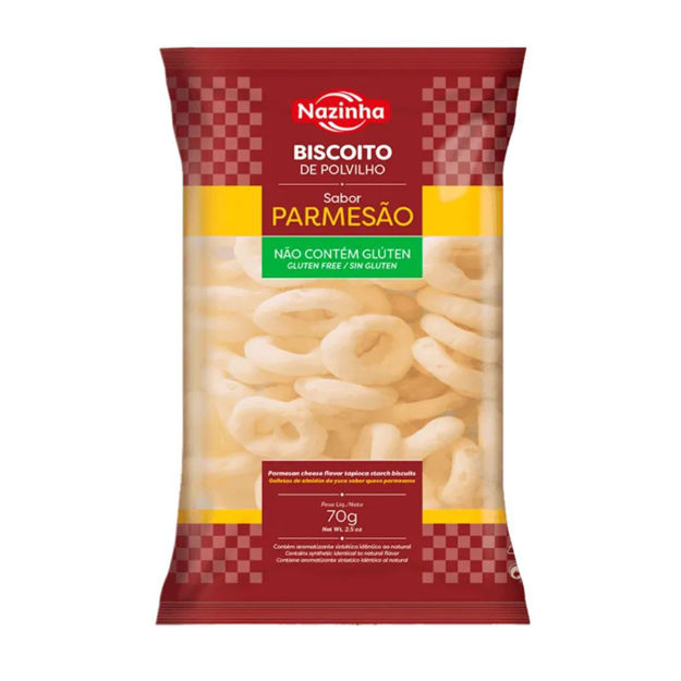 Picture of Nazinha Cassava Biscuit Ring Parmesan Cheese 70g