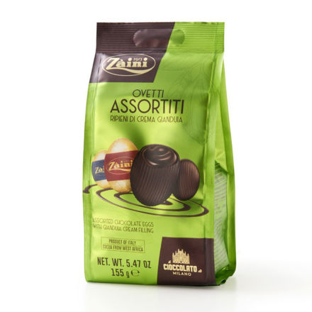 Picture of Assorted Chocolate Eggs with Gianduia Cream Filling 155g