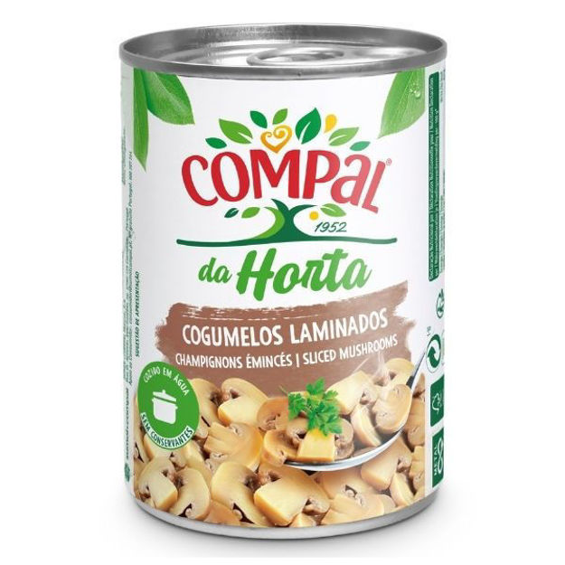 Picture of Sliced ​​Mushroom Compal Tin