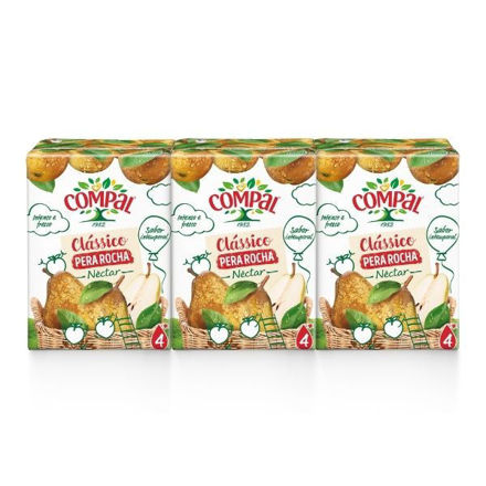 Picture of Compal Nectar Orig. Pear Rocha With Straw 20cl