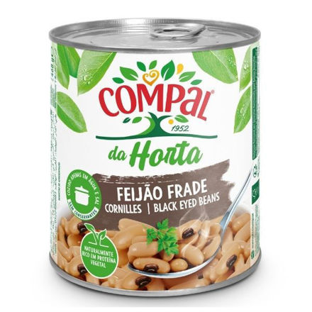 Picture of Black Eyed Beans In Brine Compal Large Tin 845g