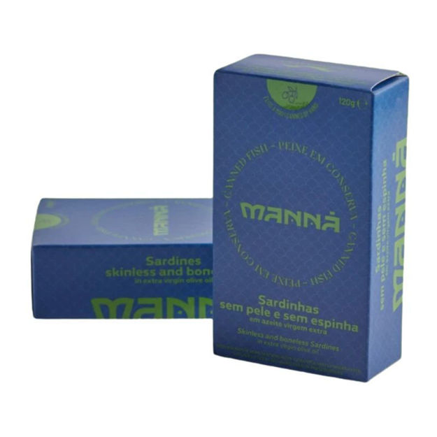 Picture of Manna Sardines Gourmet Skinless/Boneless Olive Oil Tin