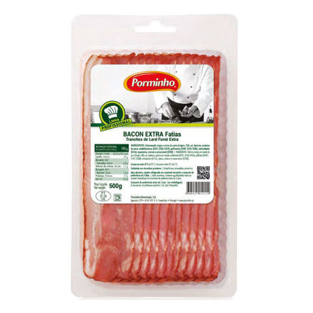 Picture of Smoked Bacon Extra Sliced Porminho 500g