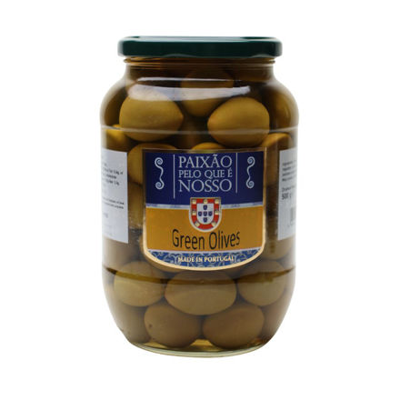 Imagem de Azeitona Verde 140/160 Vidro Paixao 500g