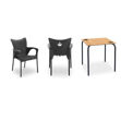 Picture of Camelo Brand Table & 4 Black Chairs 