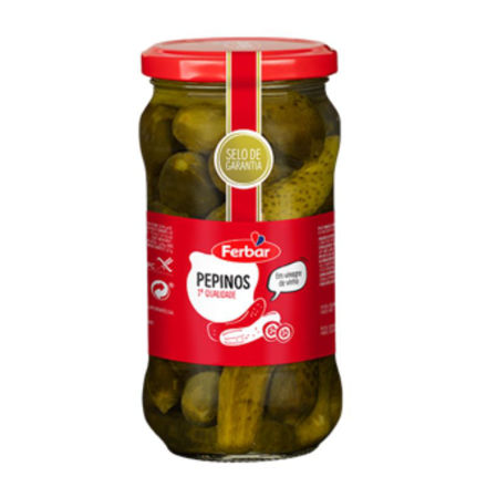 Imagem de Pepinos em Vinagre Ferbar Food Service Vidro