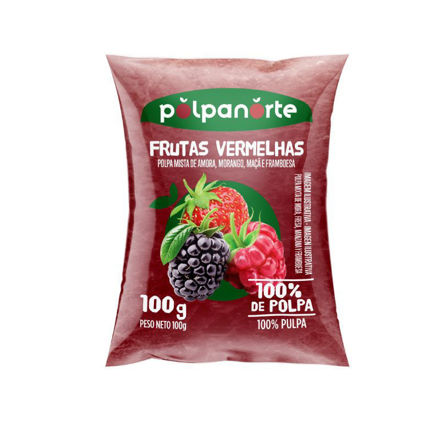 Picture of Polpanorte Red Fruit Pulp Sachet 100g