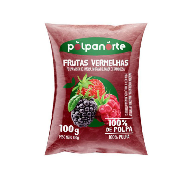 Picture of Polpanorte Red Fruit Pulp Sachet 100g