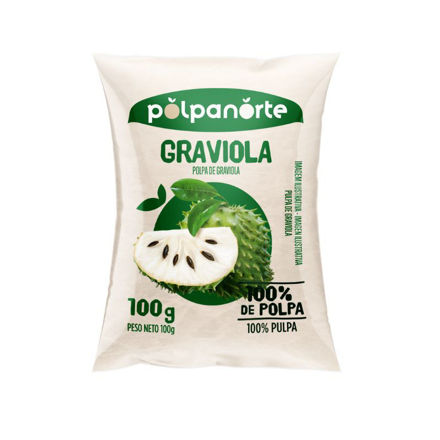 Picture of Polpanorte Soursop Fruit Pulp Sachet 100g
