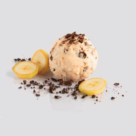 Imagem de Gelado de Banana  da Madeira Bolacha Negra Fabridoce FS 2.25lt