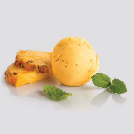 Imagem de Gelado Sorvete De Ananas Com Hortela Fabridoce Fs