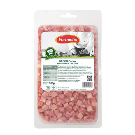 Picture of Smoked Bacon Cubes Porminho 500g