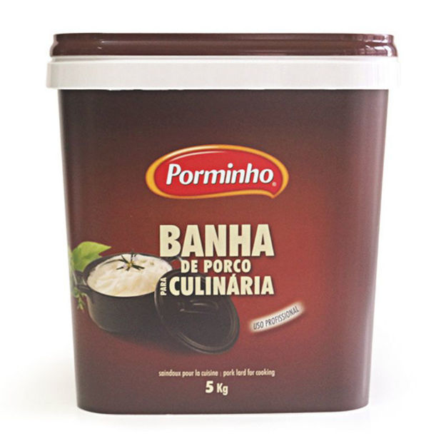Imagem de Banha de Porco Porminho Balde 5Kg