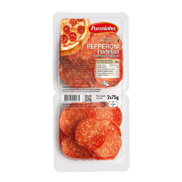 Picture of Porminho Pepperoni Sliced 75g x 2