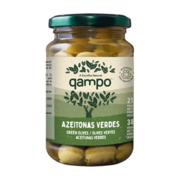 Imagem de Azeitonas Verdes Qampo 210 gr