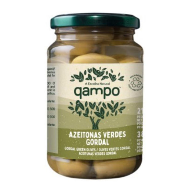 Imagem de Azeitona Verde Gordal Qampo  210 g