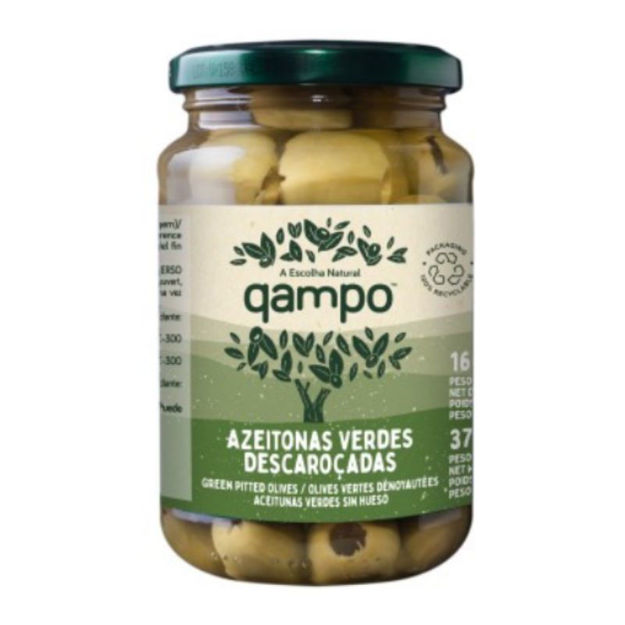 Imagem de  Azeitonas Verdes Sem Caroço Qampo 160 g