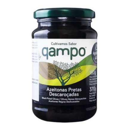 Picture of Qampo Black Pitted Olives 160g