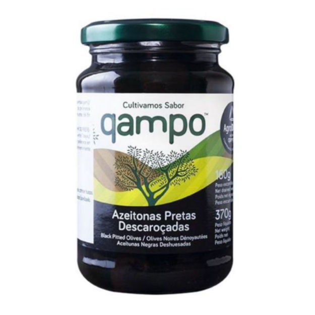 Picture of Qampo Black Pitted Olives 160g