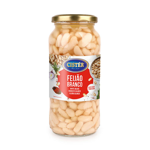 Picture of Cooked White Beans Cister Jar