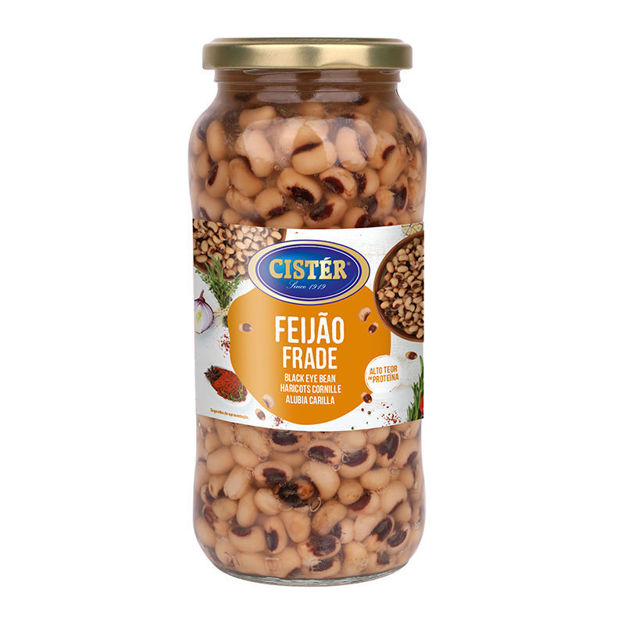 Picture of Cooked Black Eyed Beans Cister Jar