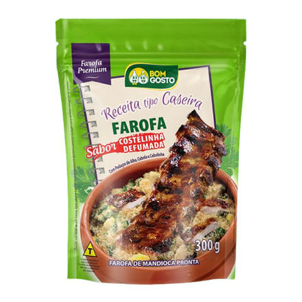 Imagem de Farofa Bom Gosto Costelinha Defumada 300g