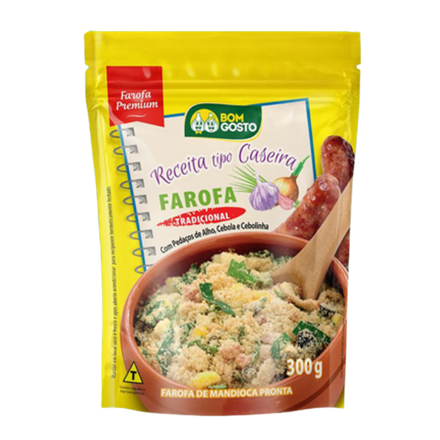 Imagem de Farofa Bom Gosto Tradicional 300g