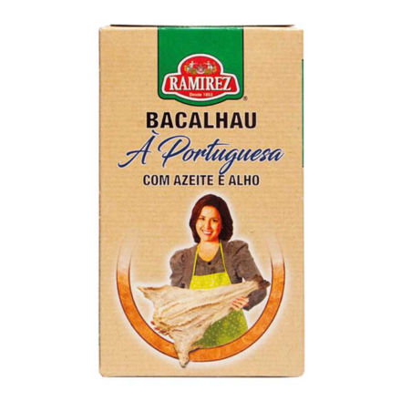 Imagem de Bacalhau à Portuguesa com Azeite e Alho 120g