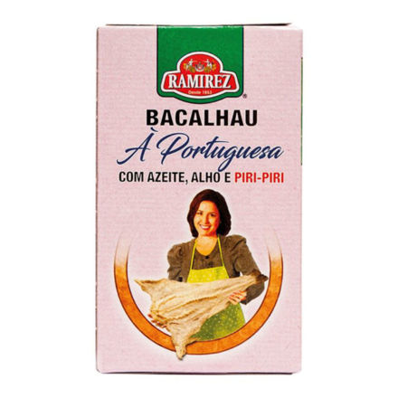 Imagem de Bacalhau à Portuguesa com Azeite, Alho e Piri-Piri Ramirez 120g