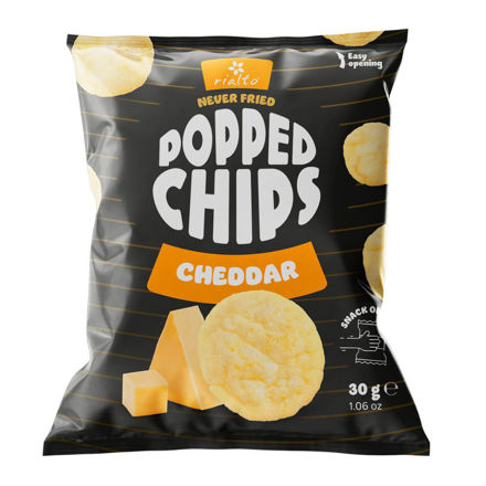 Picture of Rialto Popped Cracks Cheese Chips 